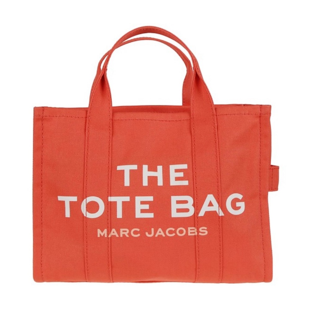 Marc Jacobs Coral Tote with White Text